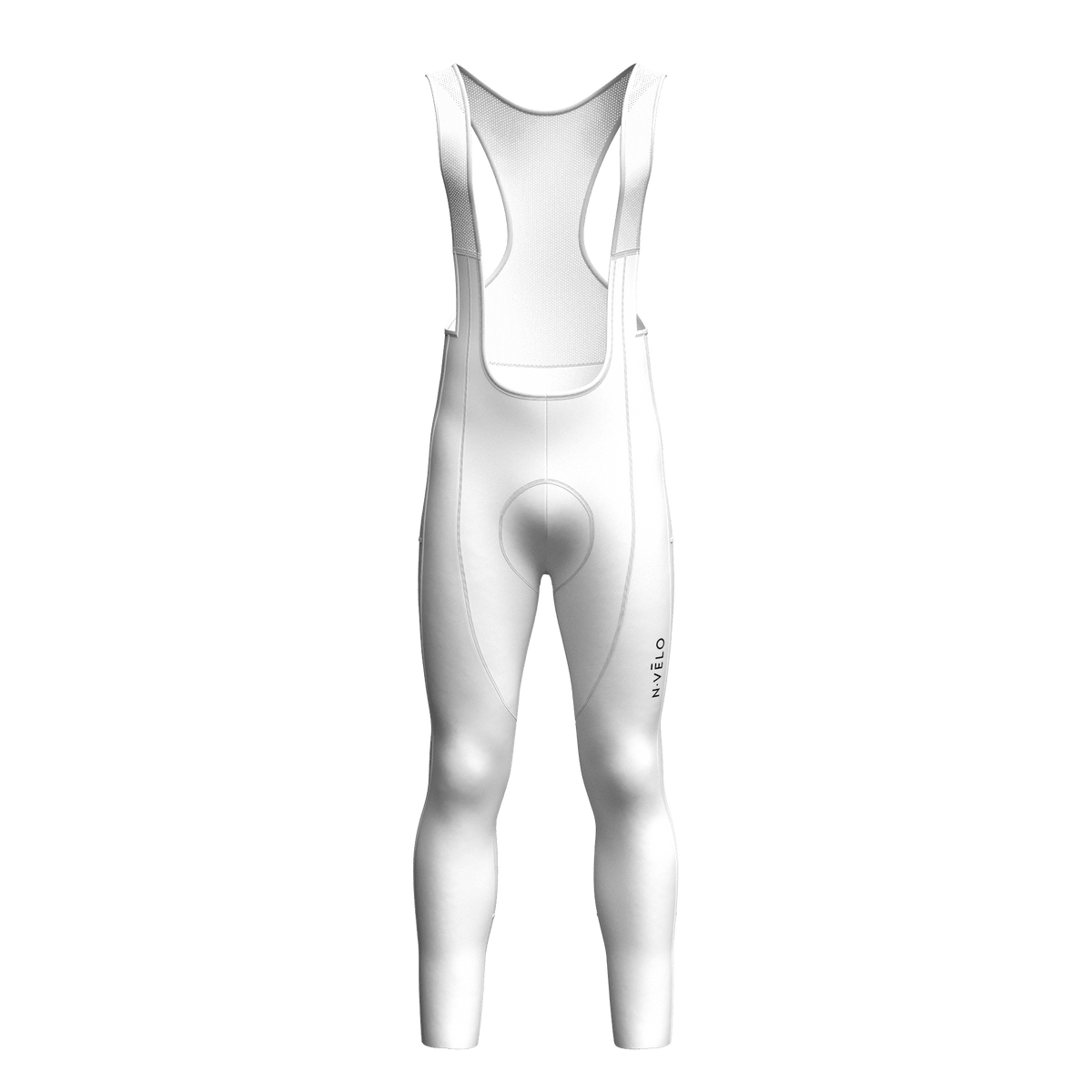 White Cycling Bib Tights