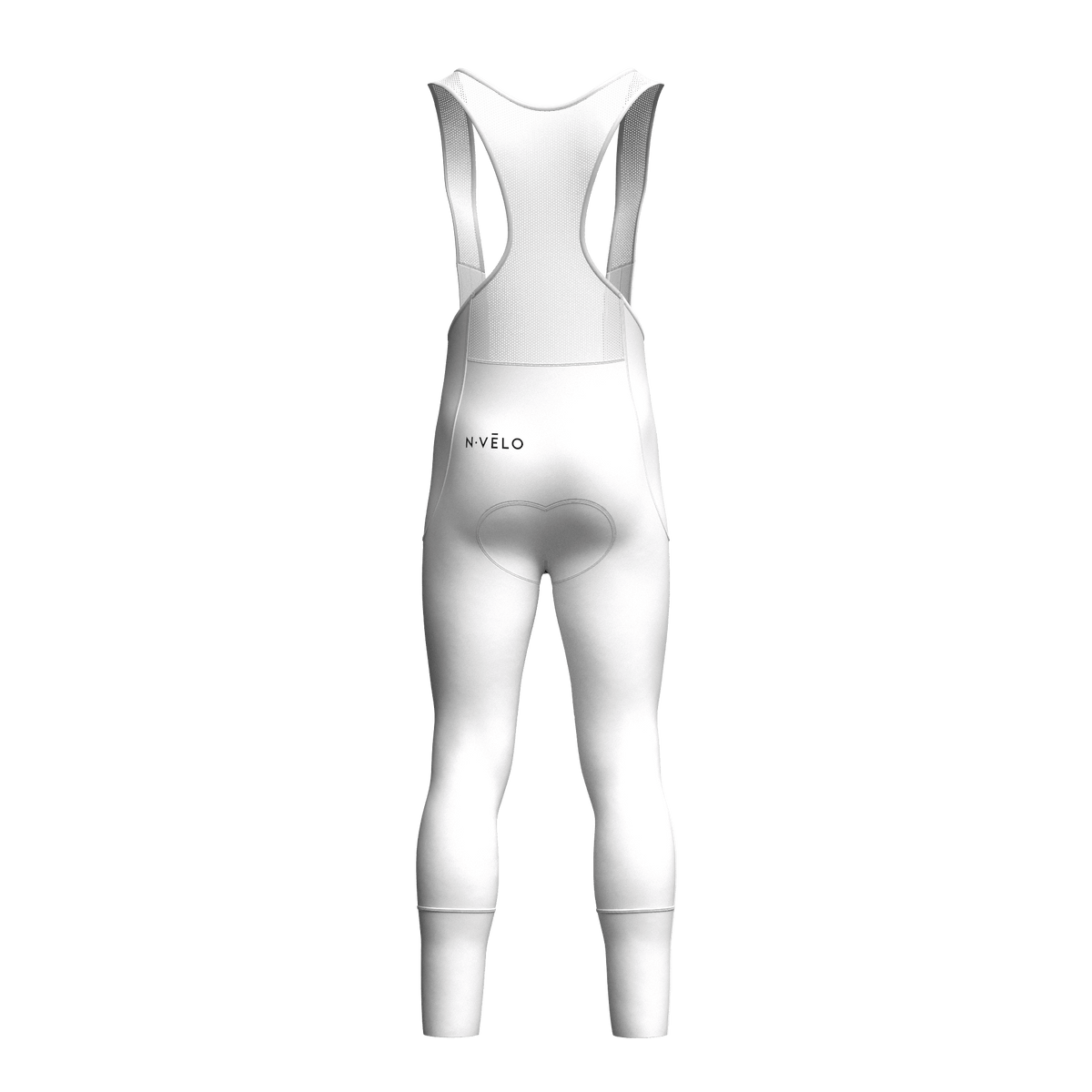 White Cycling Bib Tights