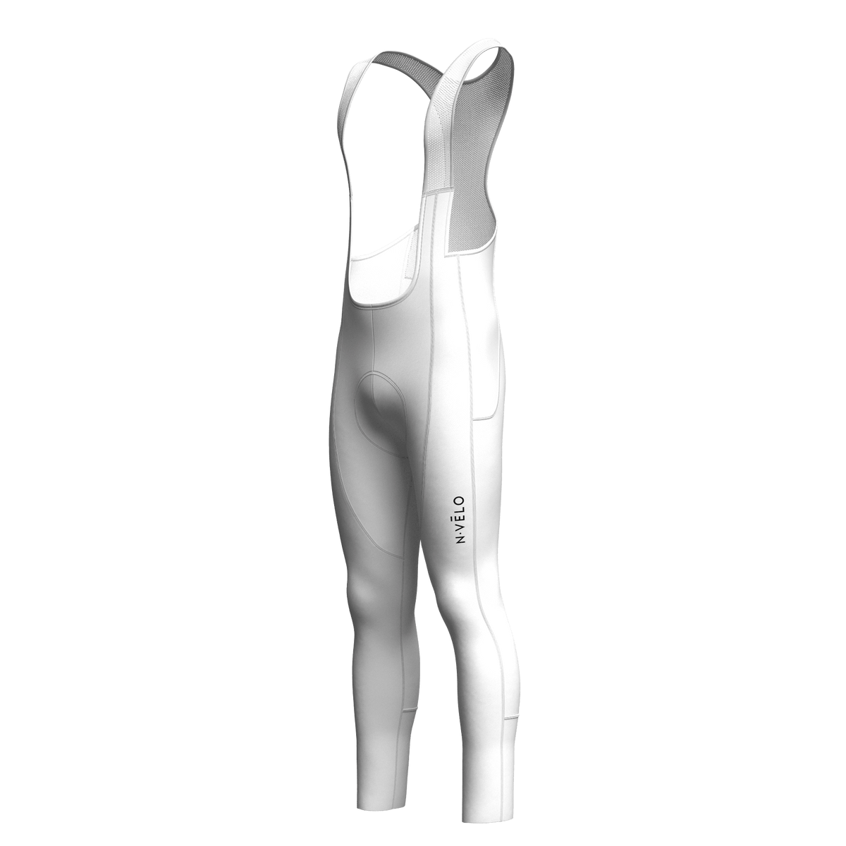White Cycling Bib Tights