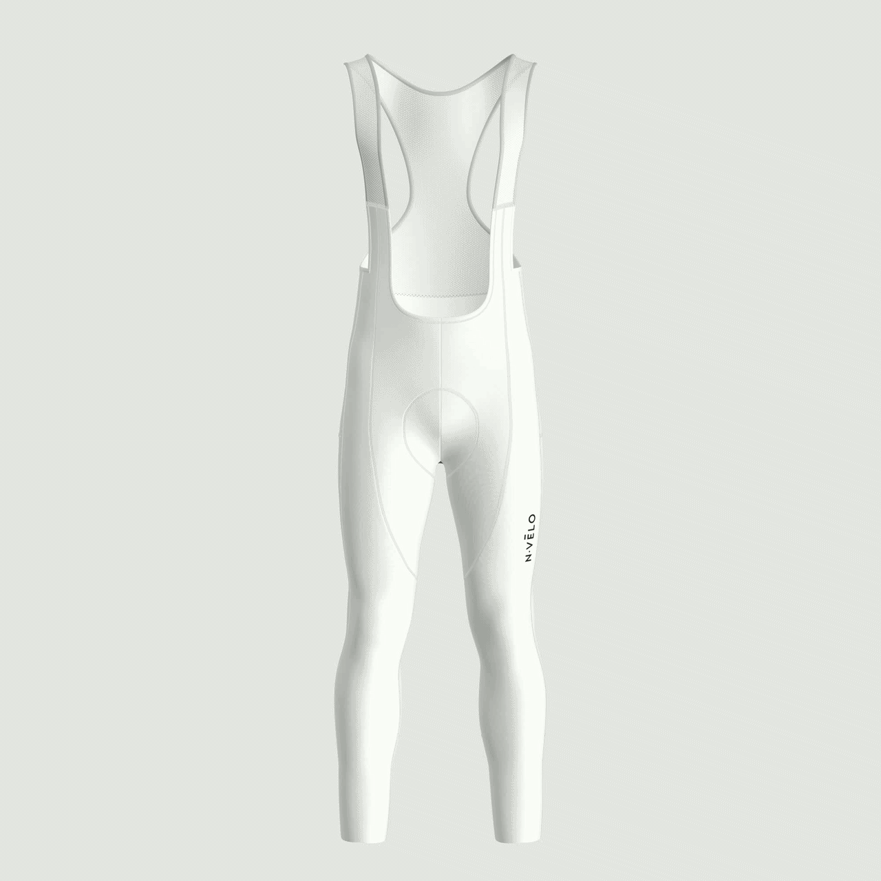 White Cycling Bib Tights