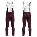 Wine Red Cycling Bib Tights