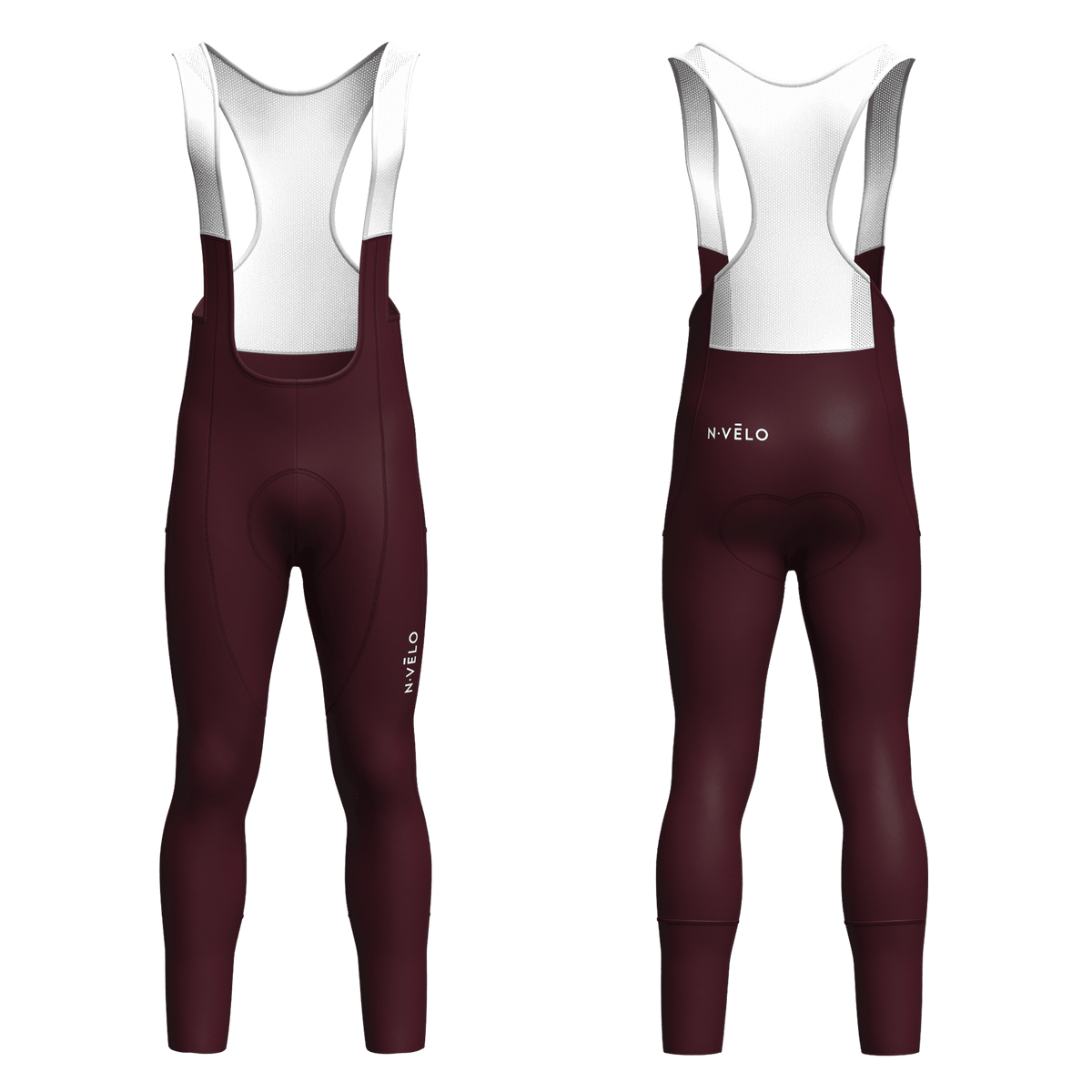 Wine Red Cycling Bib Tights