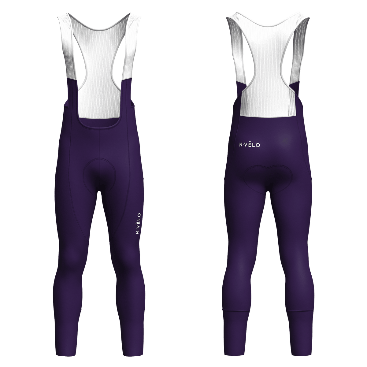 Purple Cycling Bib Tights