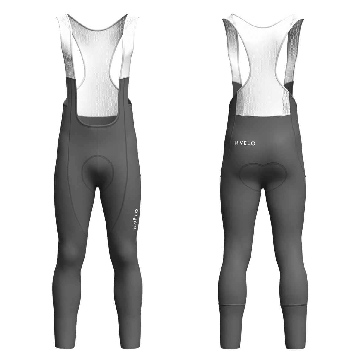 Grey Cycling Bib Tights