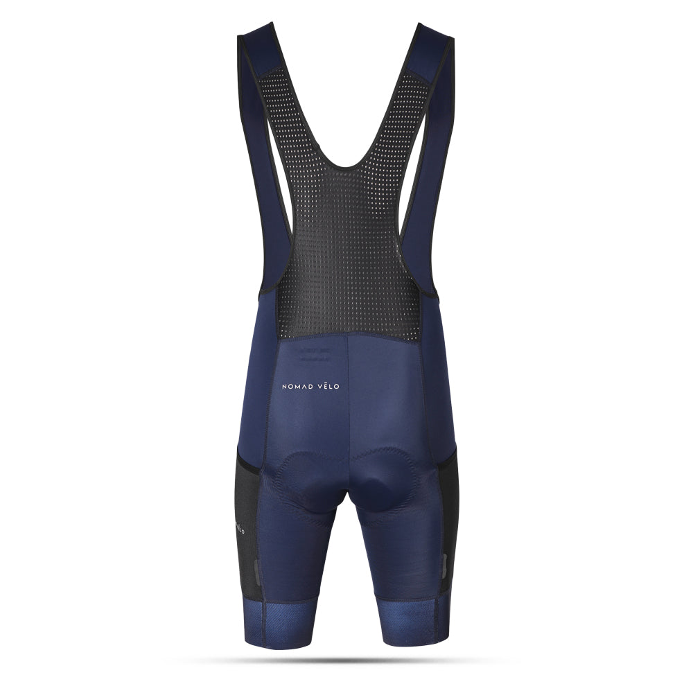 Cycling Navy Cargo Shorts – Padded Multi-Pocket Comfort Endurance Storage | Nomad Vélo