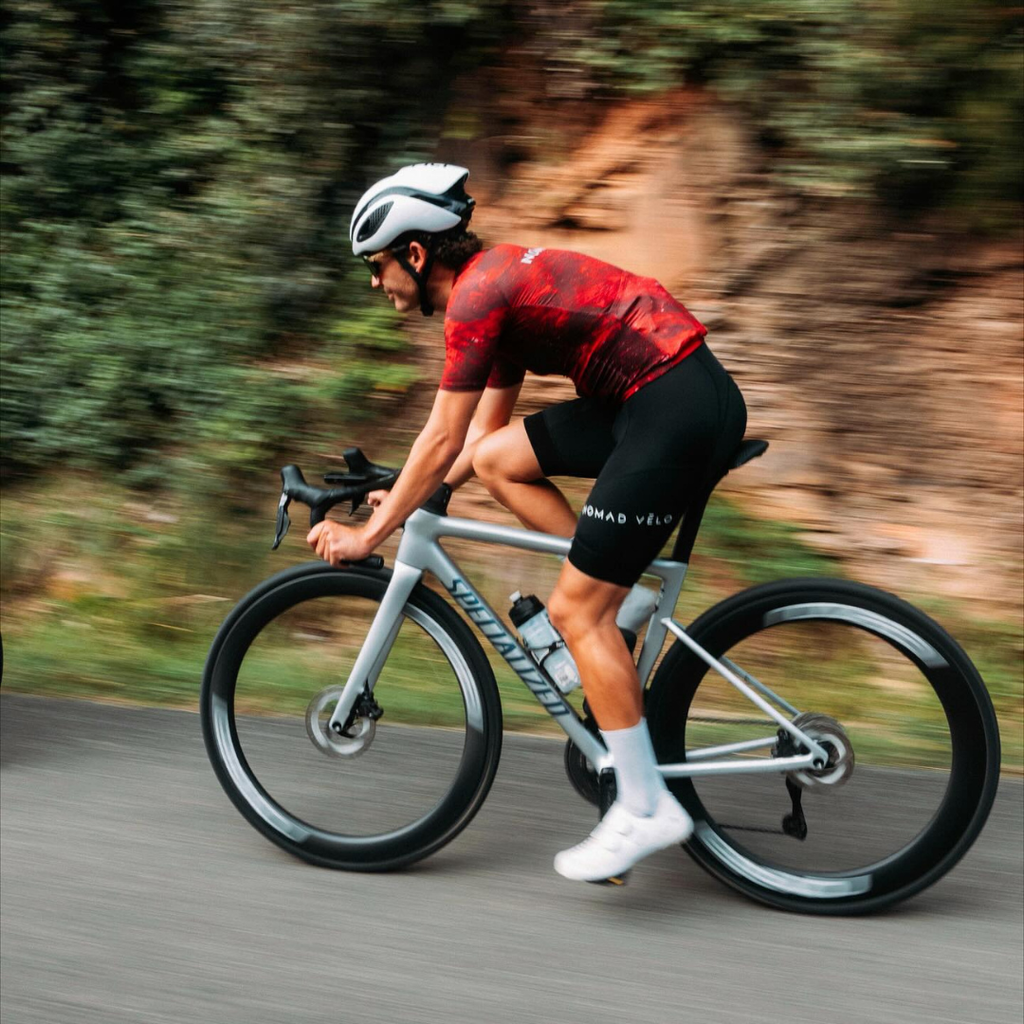 Deep Red Pro Fit Jersey for High-Performance Road Cycling – Vinous Jersey