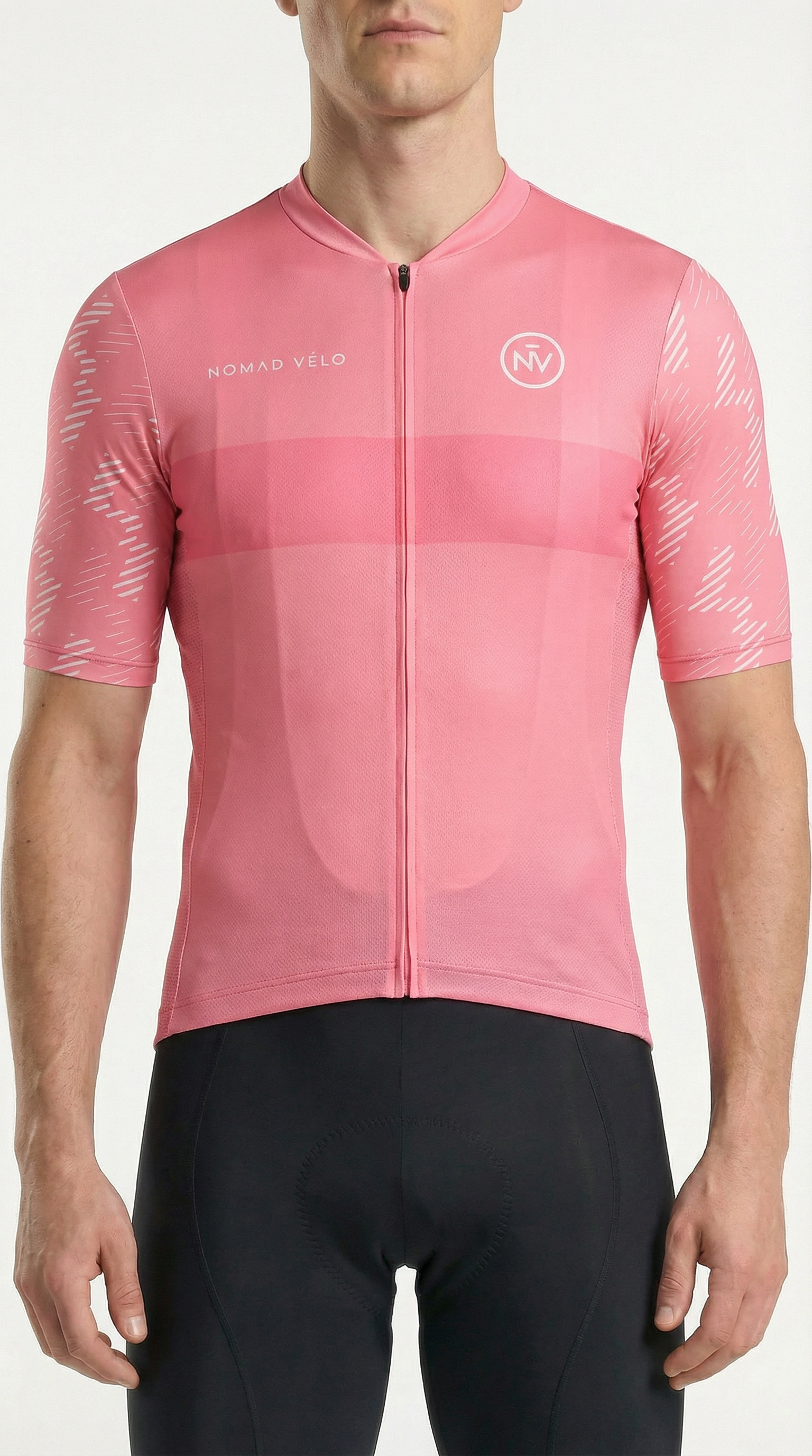 Cycling Bubblegum Pink Jersey – Aero Race Fit for Hot Weather Performance | Nomad Vélo