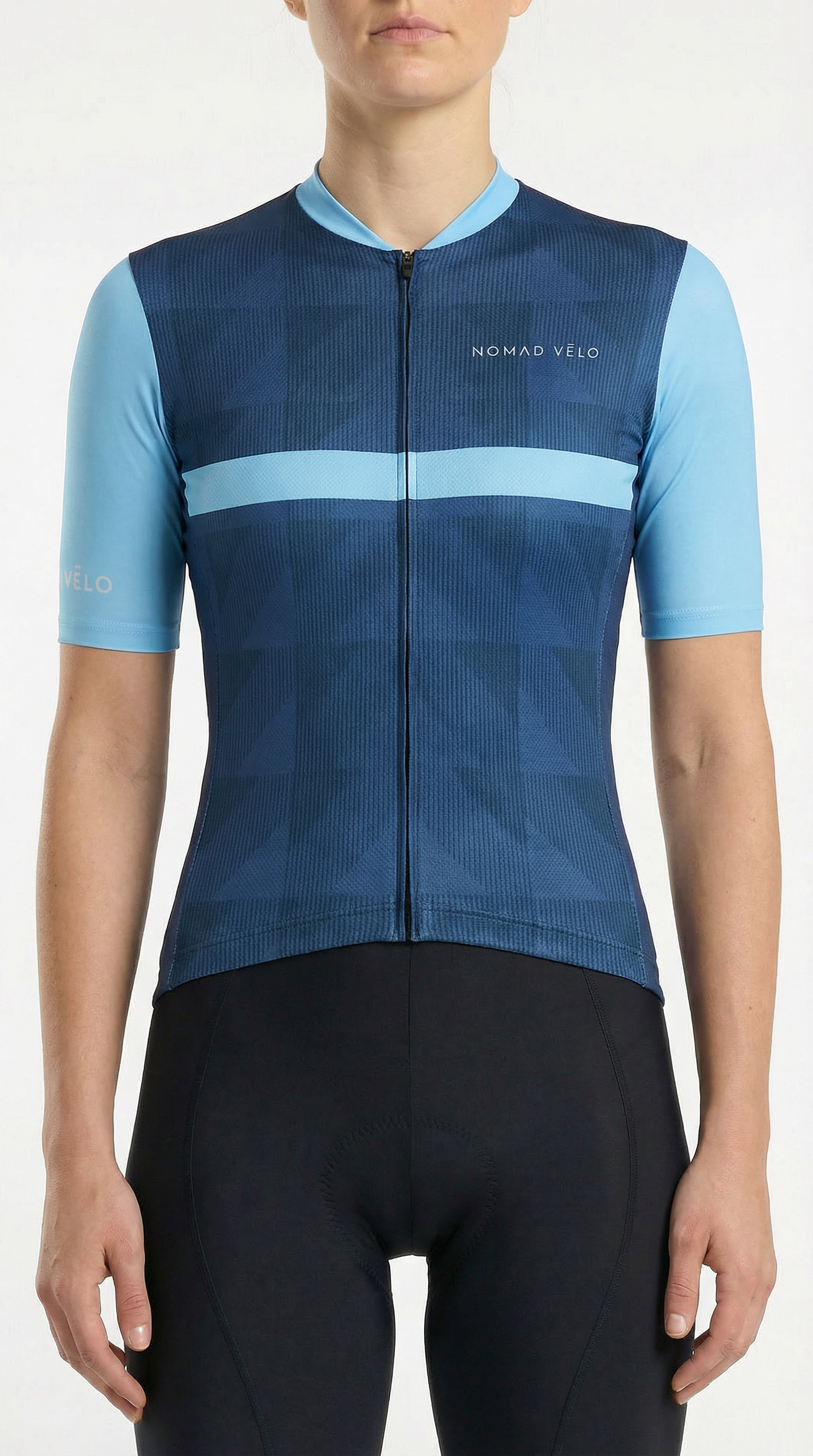 Cycling Sky Light Blue Jersey – Performance Aero Cut for Hot Weather Rides | Nomad Vélo