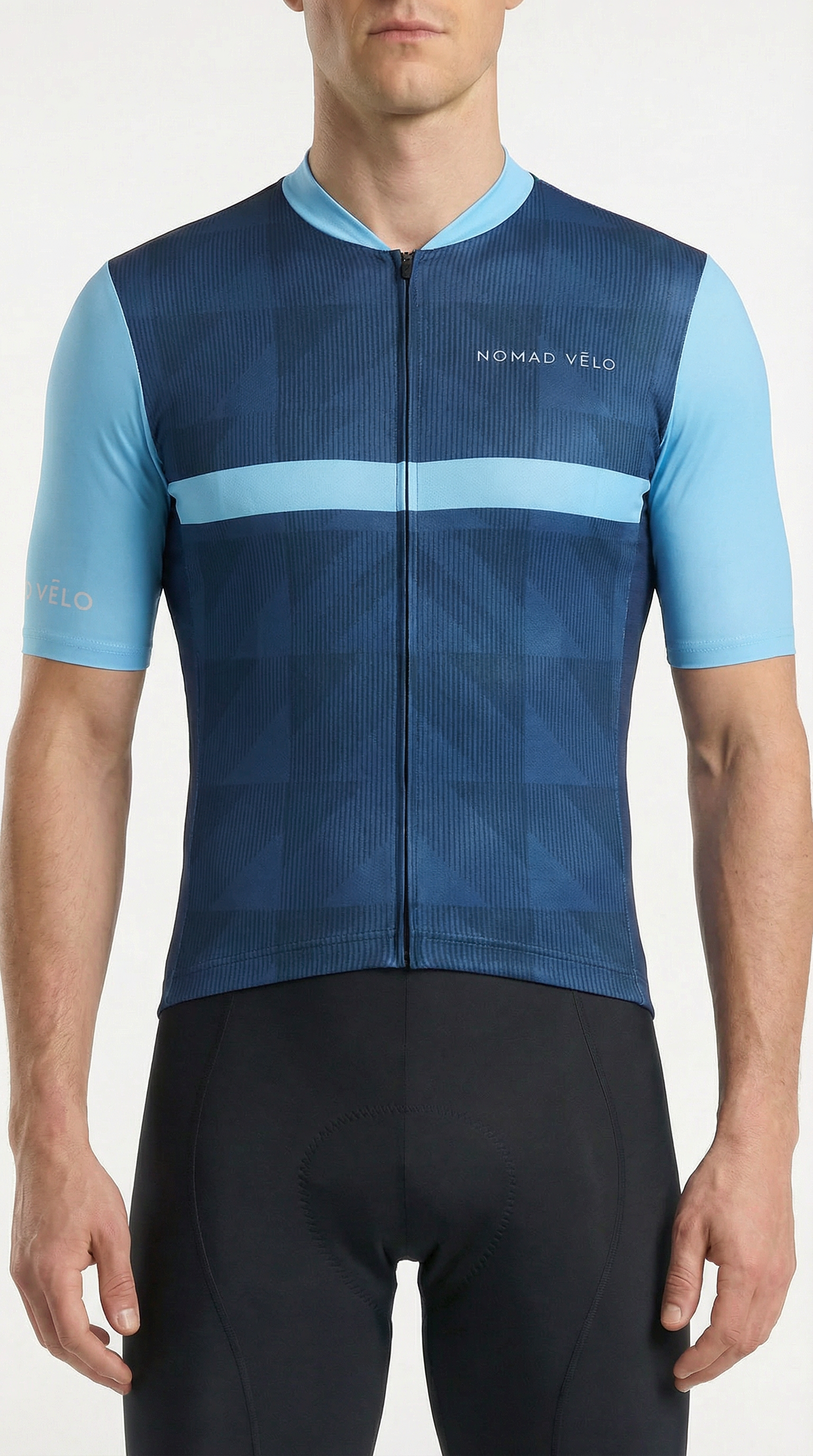 Cycling Sky Light Blue Jersey – Performance Aero Cut for Hot Weather Rides | Nomad Vélo