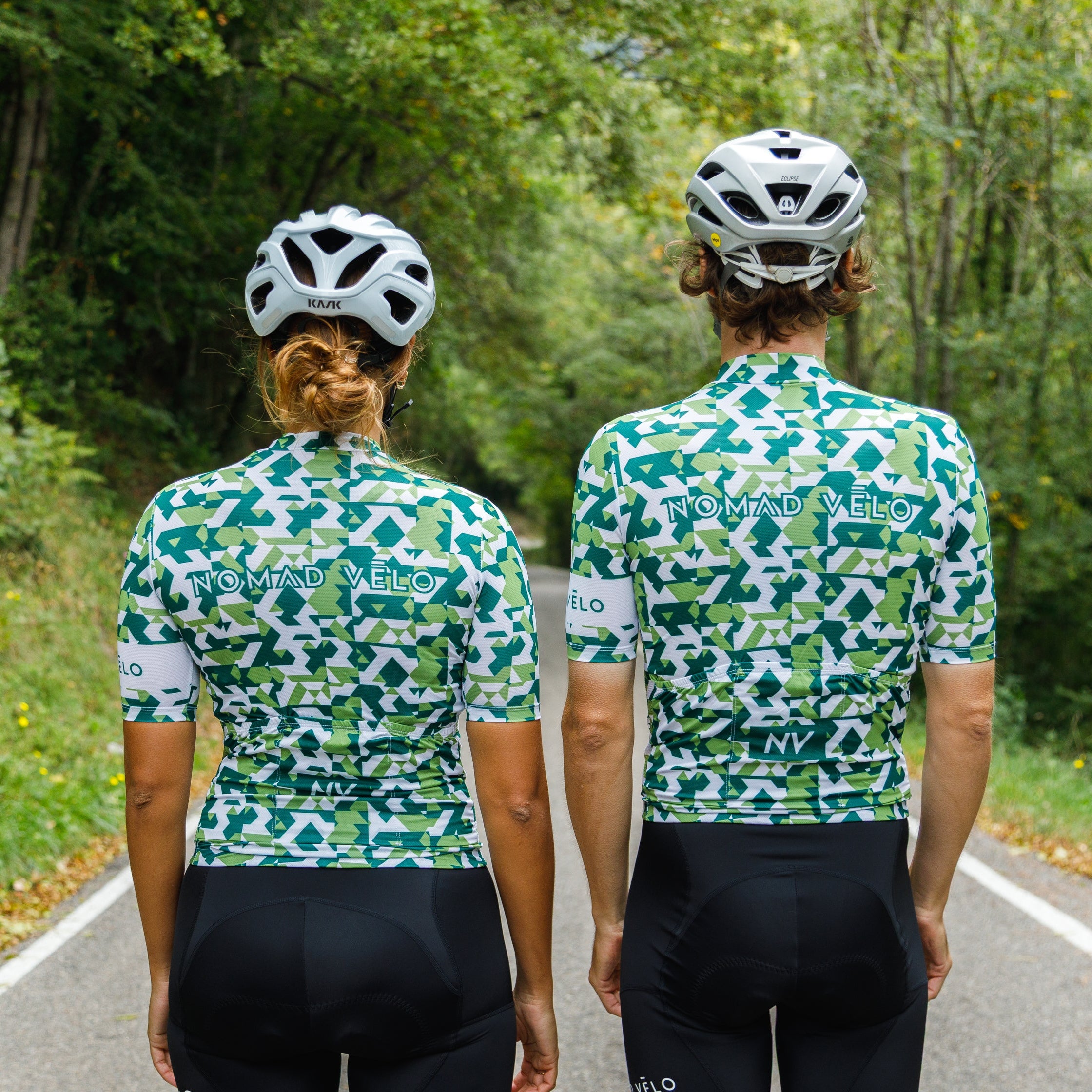 Green Сamouflage Aero Cycling Jersey - Сamouflage Jersey