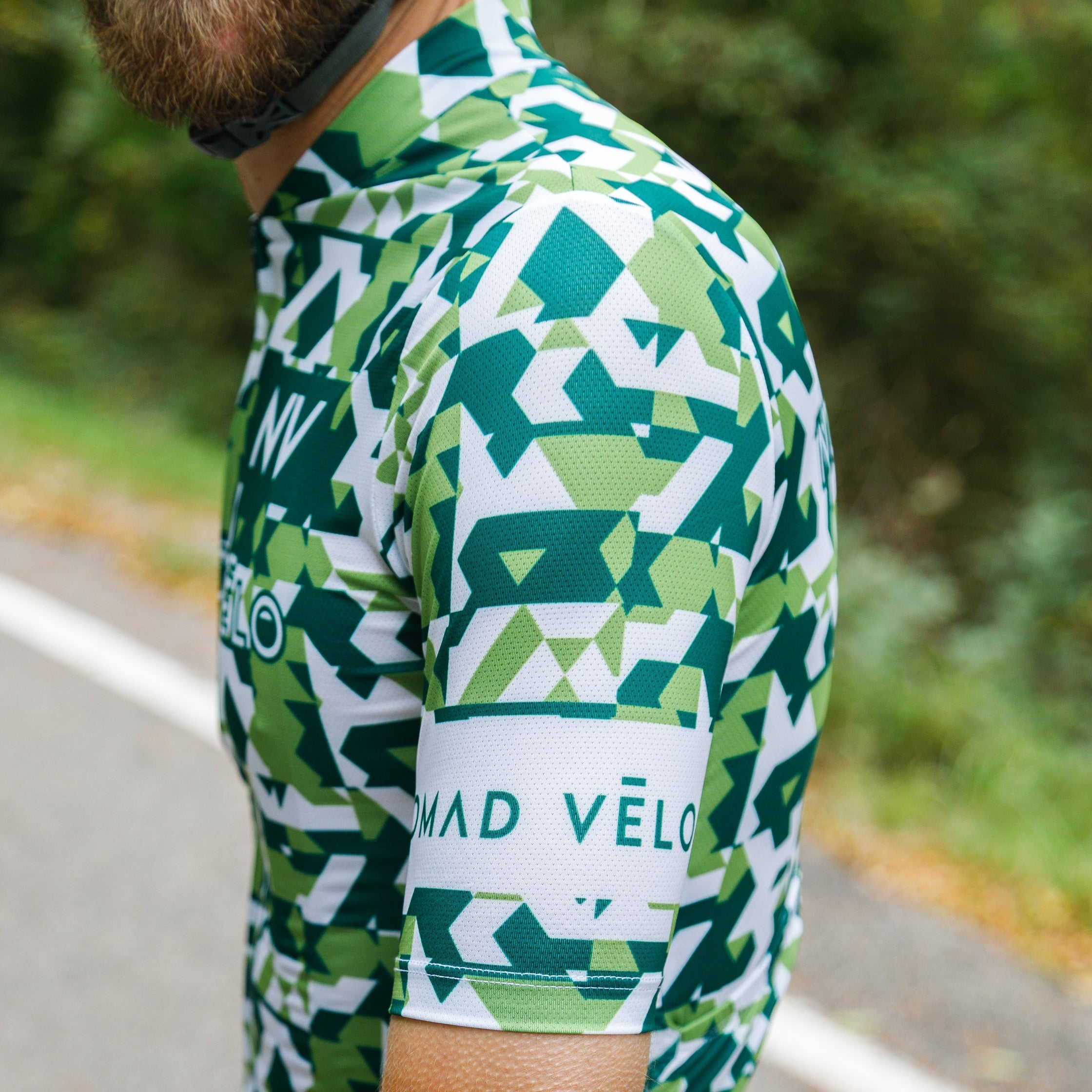 Green Сamouflage Aero Cycling Jersey - Сamouflage Jersey
