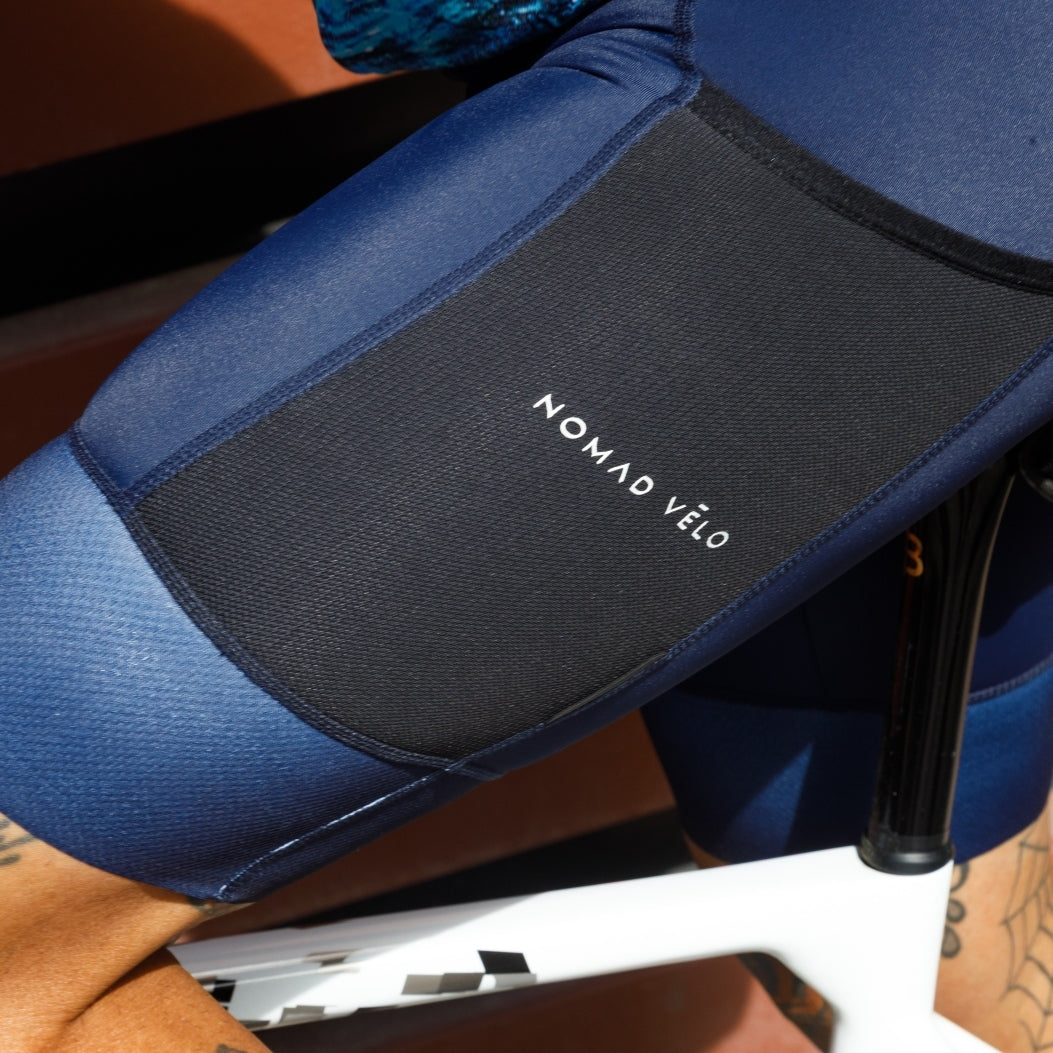 Cycling Navy Blue Bib Shorts – Padded Race-Ready Performance