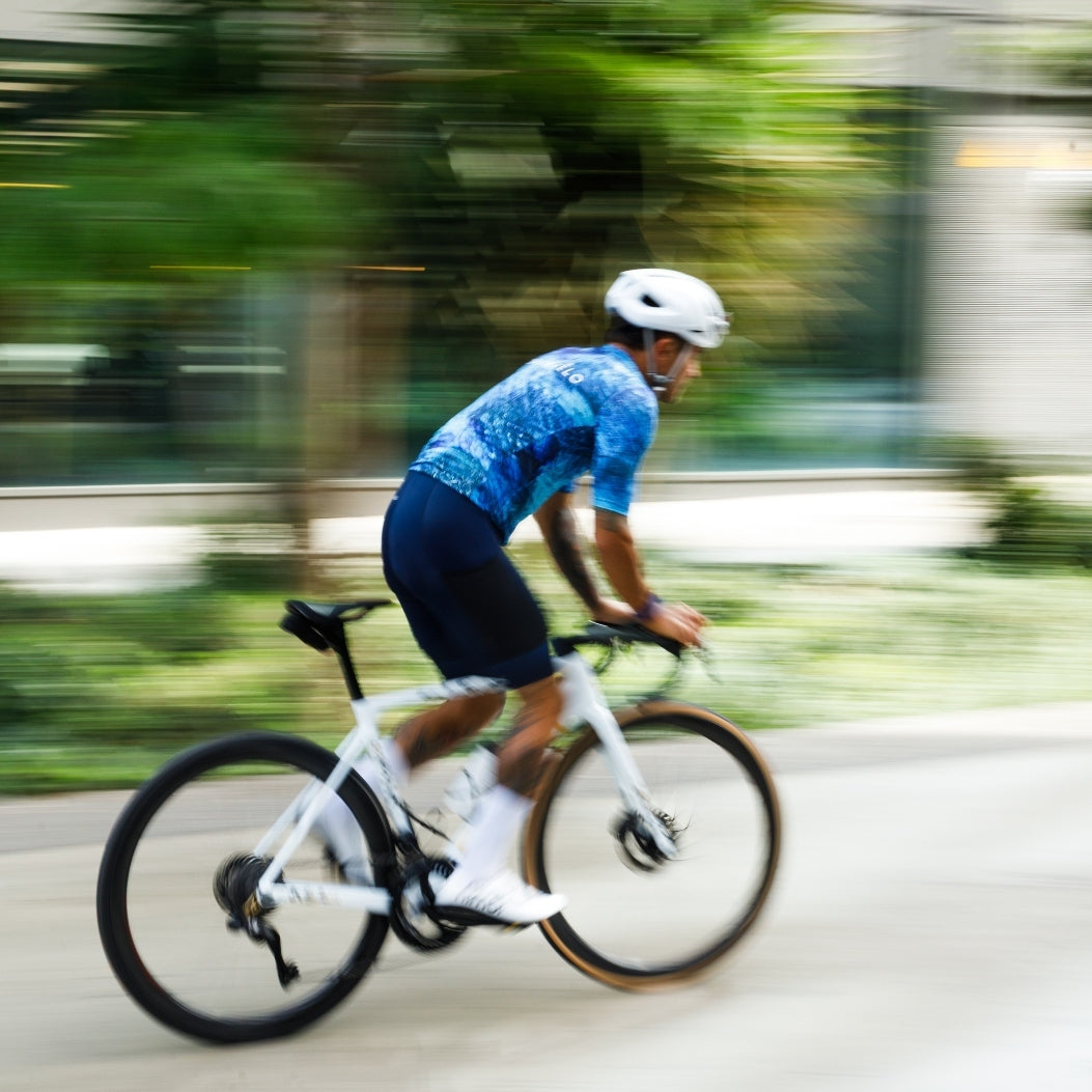Cycling Navy Blue Bib Shorts – Padded Race-Ready Performance Chamois | Nomad Vélo