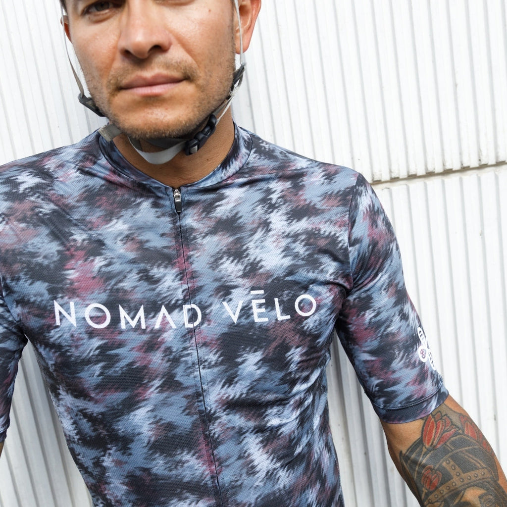 Optical Print Road Cycling Jersey for Impact – Distorsion Jersey
