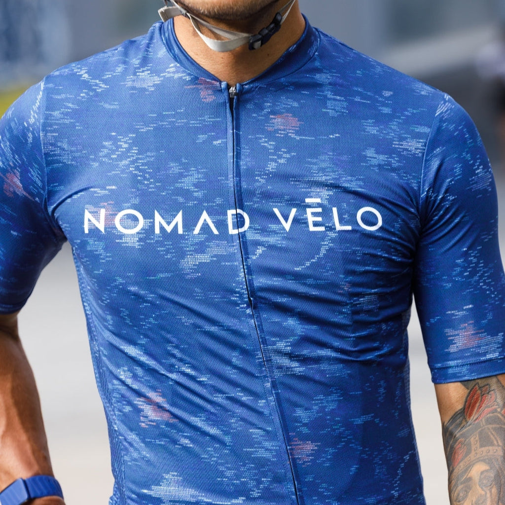 Ocean Blue Cycling Jersey for Summer Road Days – Ocean Jersey