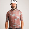 Cycling Volcano Jersey – Short Sleeve Race Fit Lava-Inspired Design | Nomad Vélo