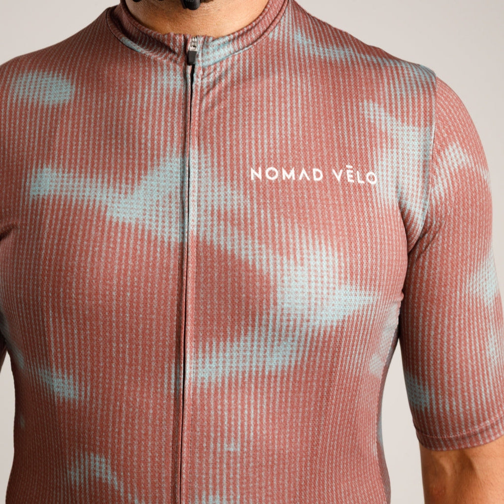 Lava-Inspired Cycling Jersey with Race Fit – Volcano Jersey