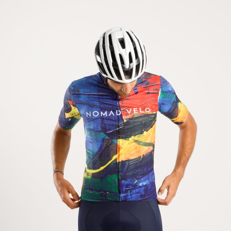 Artistic Cycling Jersey with Colorful Print – Artist Jersey