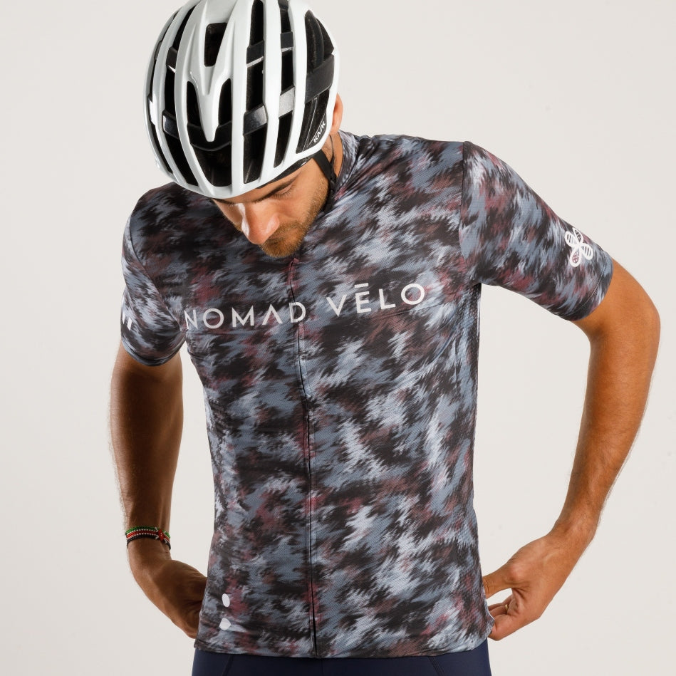 Optical Print Road Cycling Jersey for Impact – Distorsion Jersey