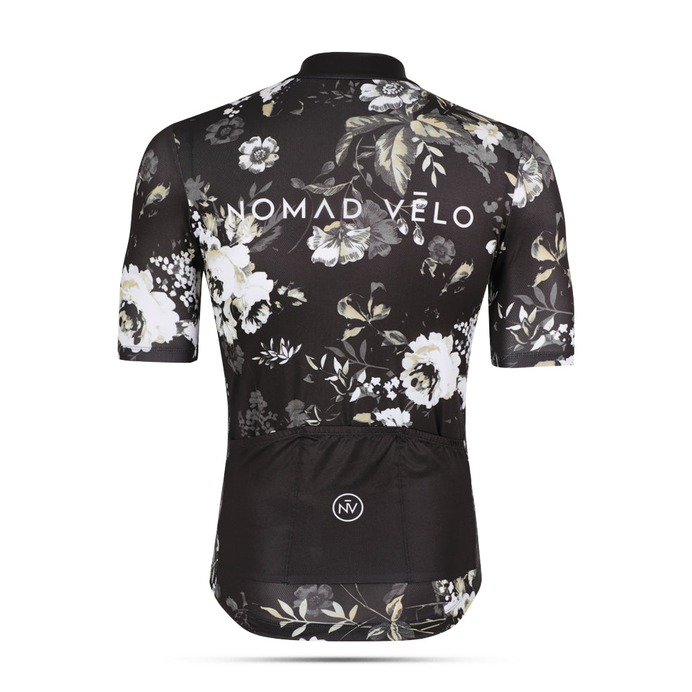 Cycling Dark Spring Jersey – Short Sleeve Aero Fit Training Performance | Nomad Vélo