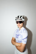 Futurist White Short Sleeve Jersey | Nomad Vélo