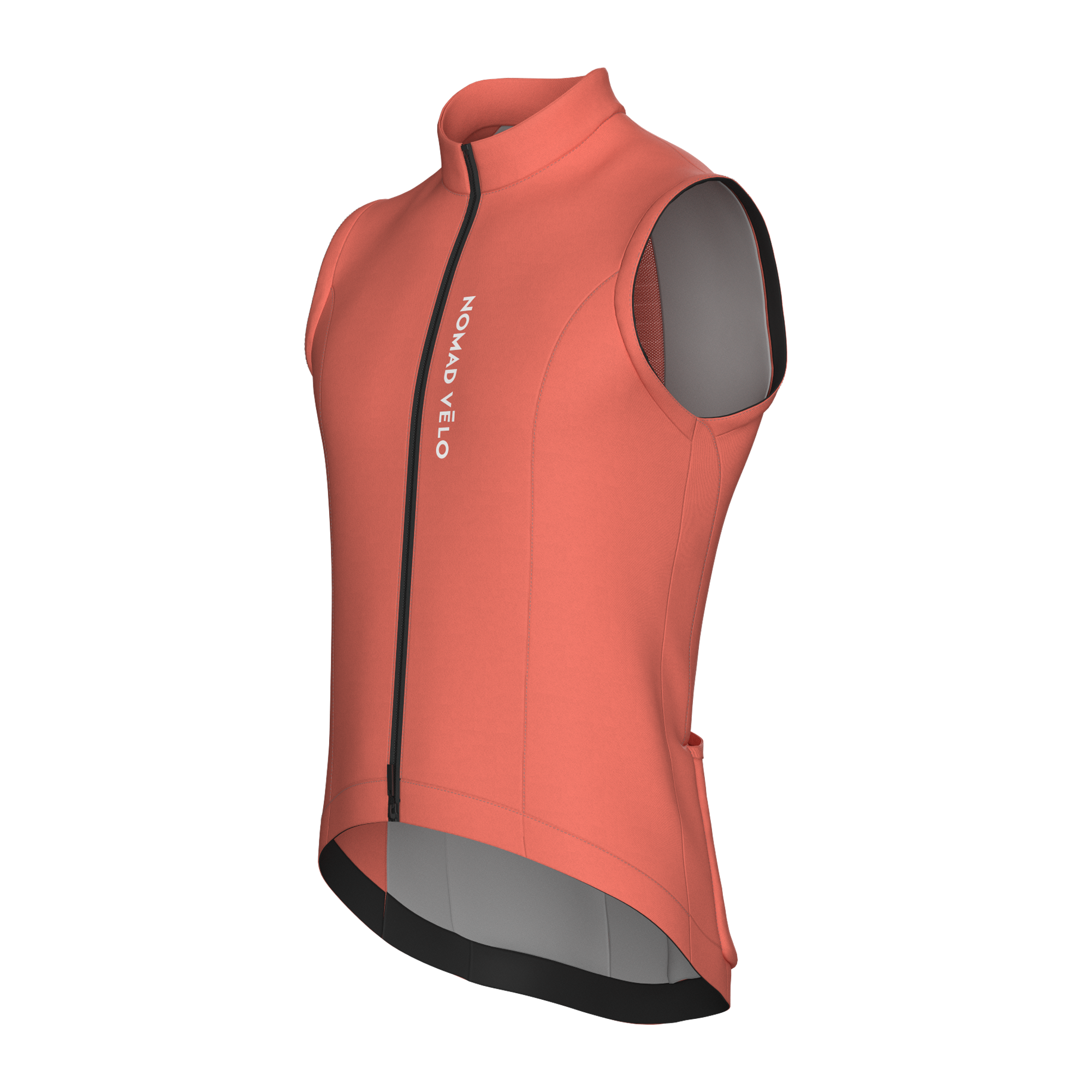 Orange Nomad Windproof Cycling Vest