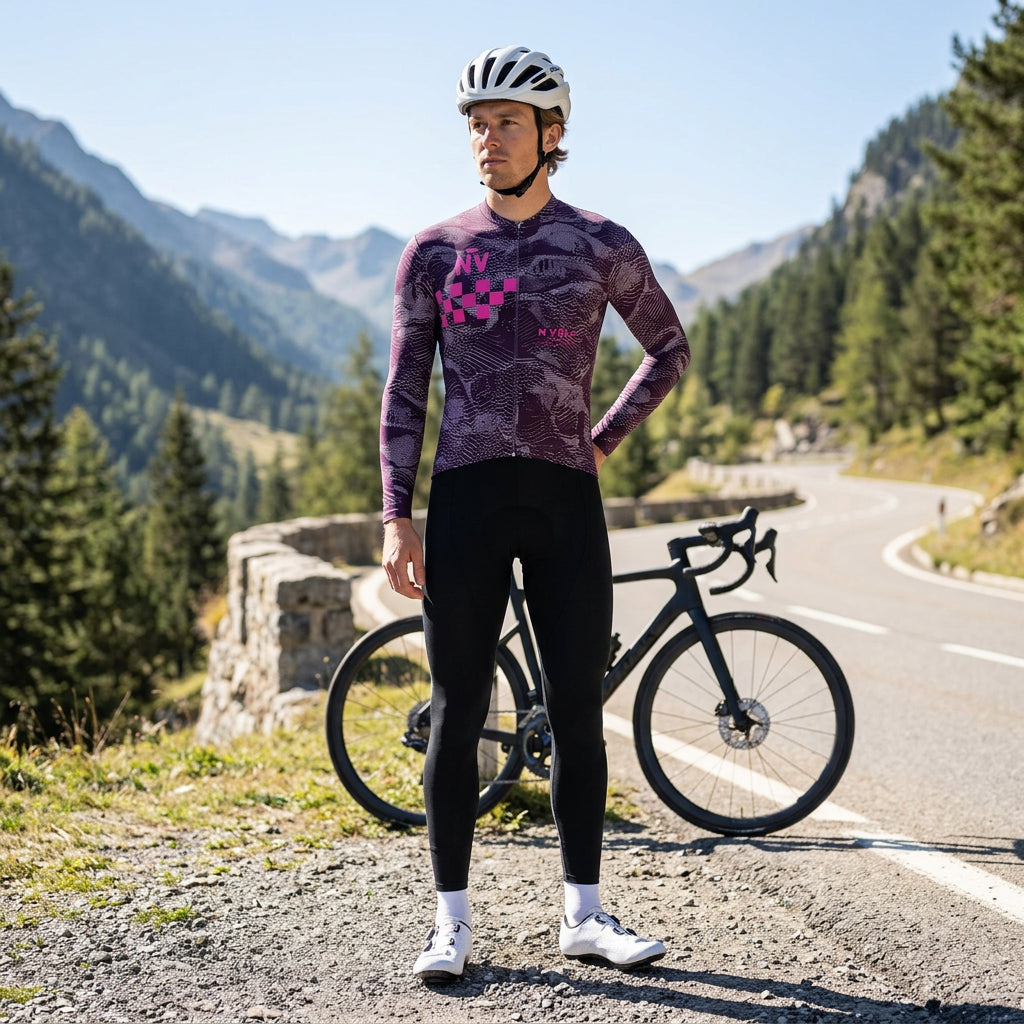 Race Plum Long Sleeve Jersey