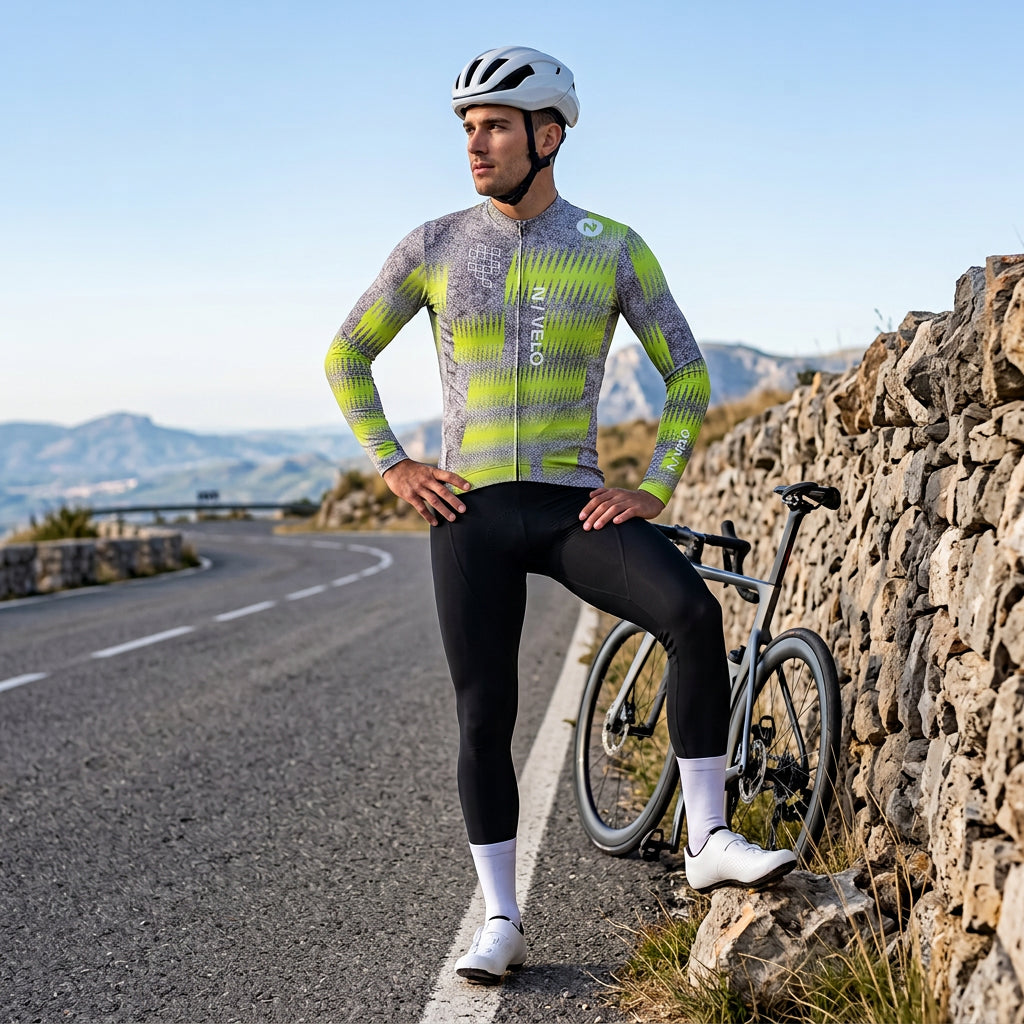 Rush Citron Jersey – Cycling Long Sleeve Race Fit