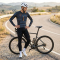 Rush Cobalt Jersey – Cycling Long Sleeve Race Fit