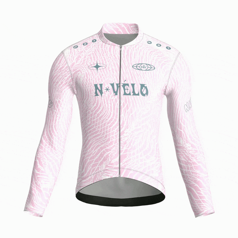 Coco Pink Long Sleeve Jersey | Nomad Vélo