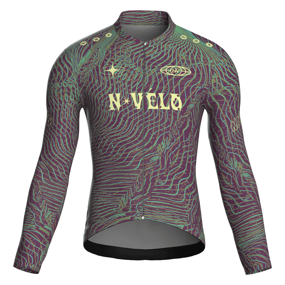 Coco Purple Long Sleeve Jersey | Nomad Vélo
