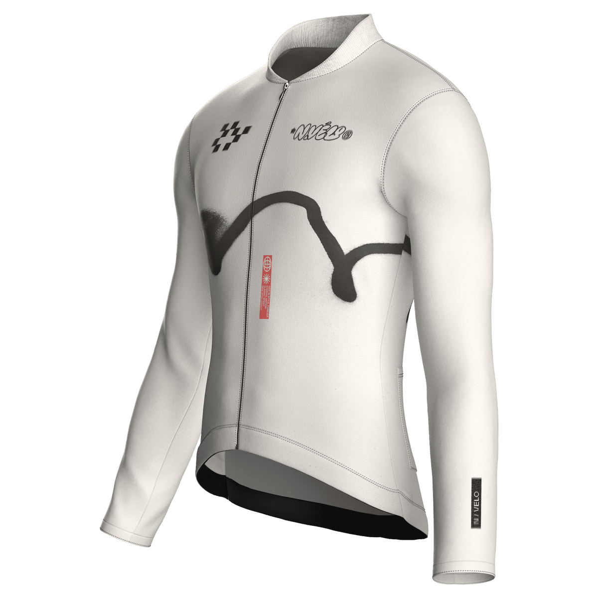 Haze Chalk Jersey – Cycling Long Sleeve Race Fit