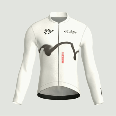 Haze Chalk Jersey – Cycling Long Sleeve Race Fit
