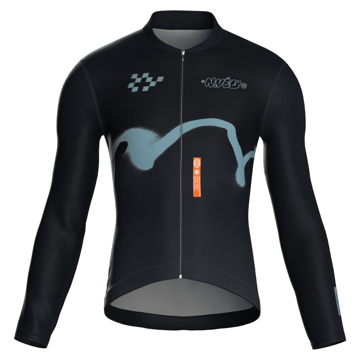 Haze Ink Jersey – Cycling Long Sleeve Race Fit