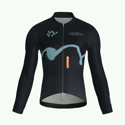 Haze Ink Jersey – Cycling Long Sleeve Race Fit