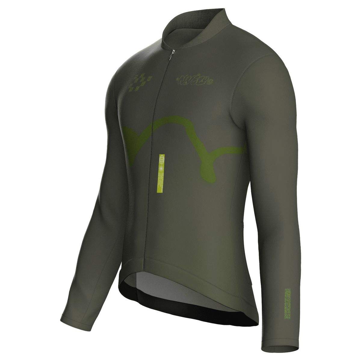 Haze Moss Jersey – Cycling Long Sleeve Race Fit