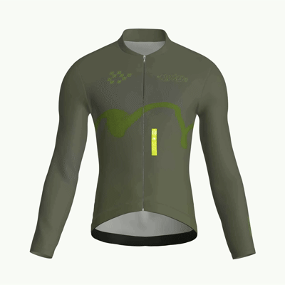Haze Moss Jersey – Cycling Long Sleeve Race Fit