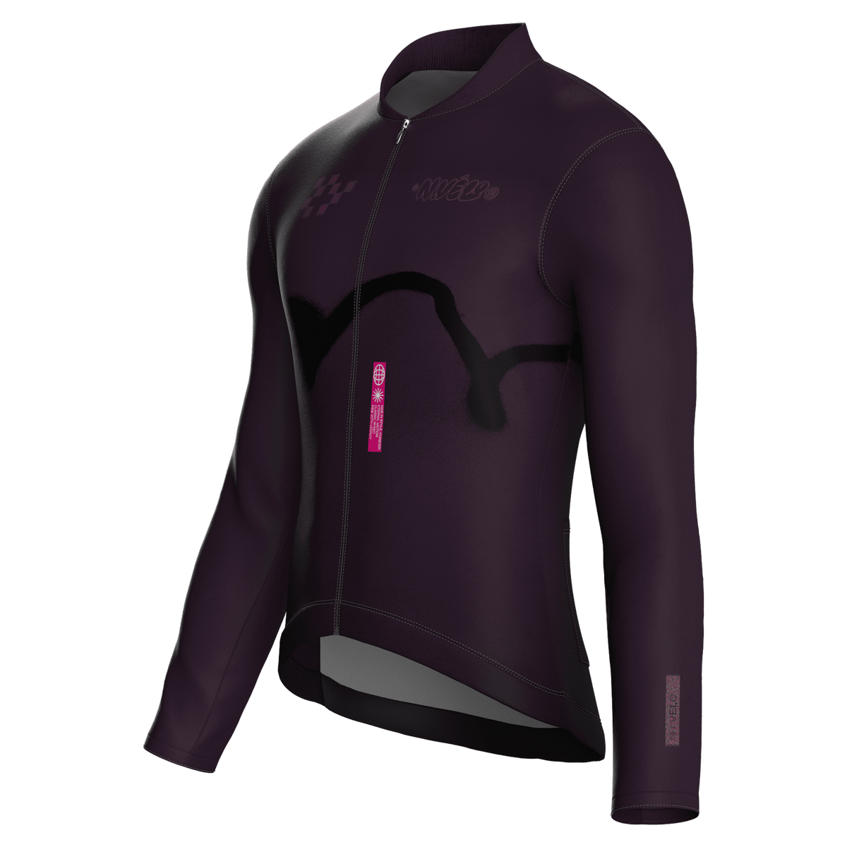 Haze Mulberry Jersey – Cycling Long Sleeve Race Fit