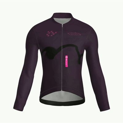 Haze Mulberry Jersey – Cycling Long Sleeve Race Fit