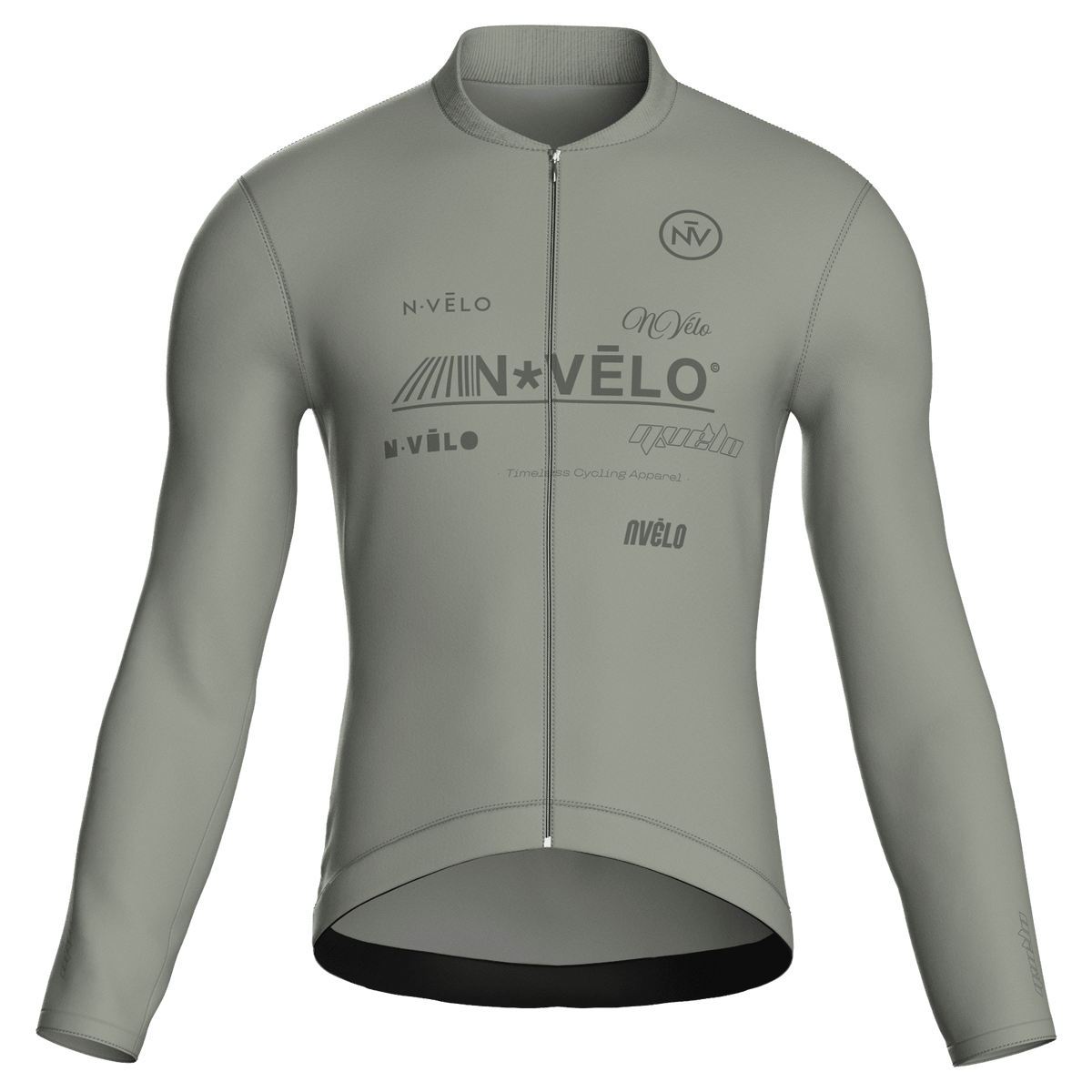 Element Grey Long Sleeve Jersey | Nomad Vélo