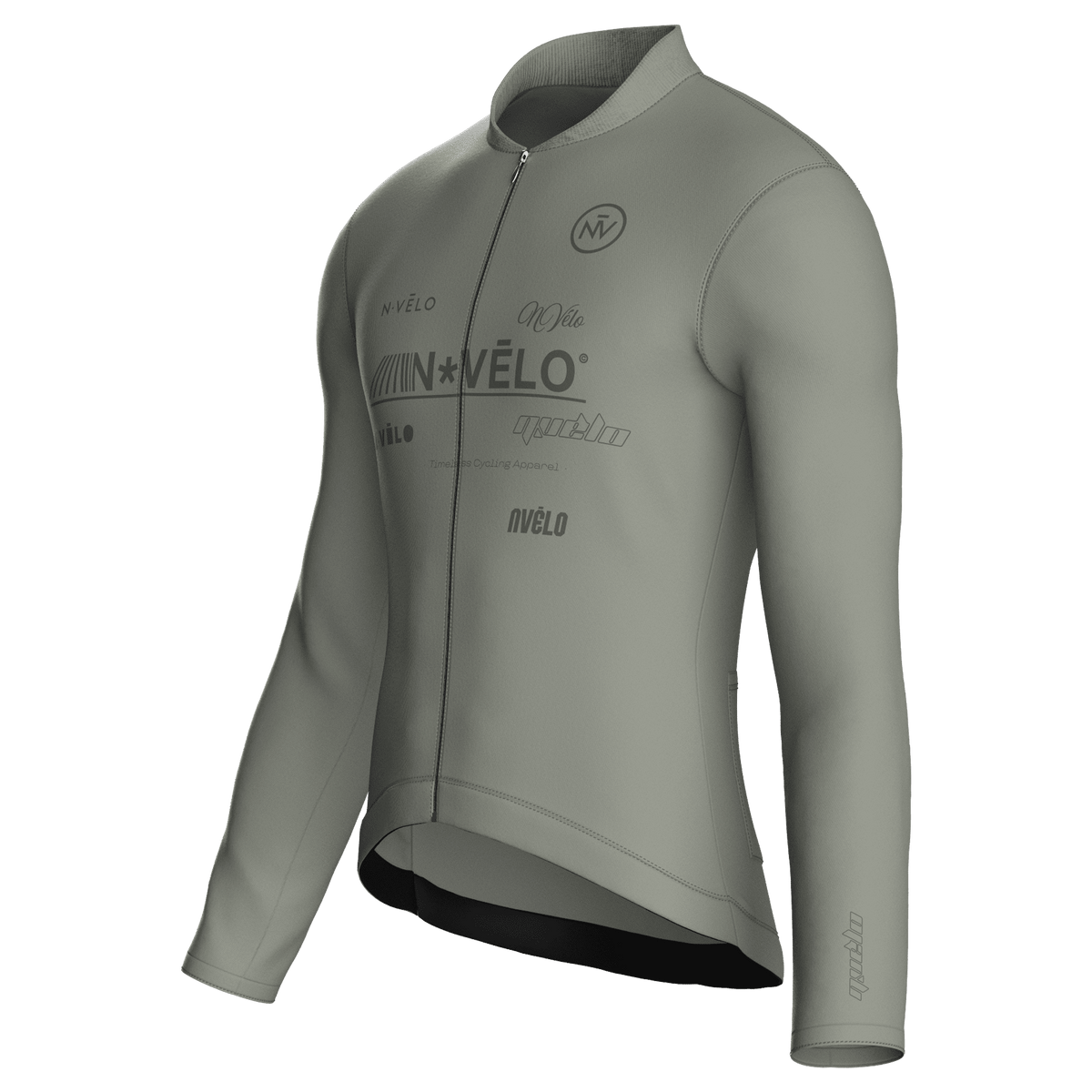Element Grey Long Sleeve Jersey | Nomad Vélo