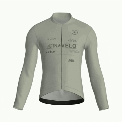 Element Grey Long Sleeve Jersey | Nomad Vélo