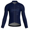 Element Dark Blue Long Sleeve Jersey | Nomad Vélo