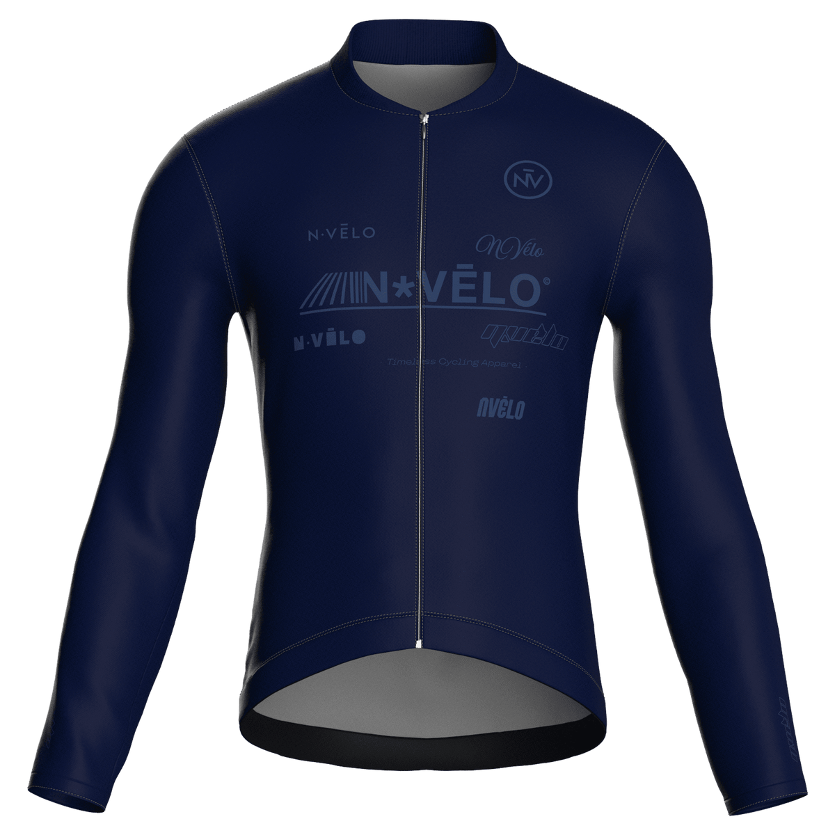 Element Dark Blue Long Sleeve Jersey | Nomad Vélo