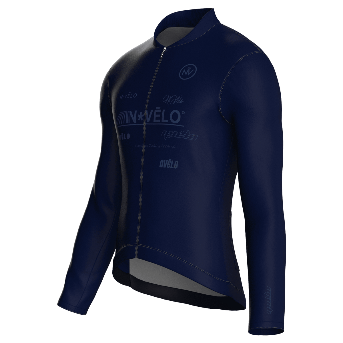 Element Dark Blue Long Sleeve Jersey | Nomad Vélo