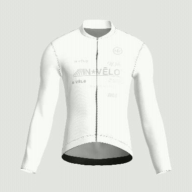 Element White Long Sleeve Jersey | Nomad Vélo