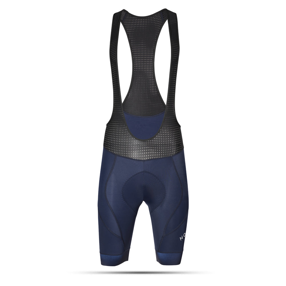 Cycling Navy Blue Bib Shorts – Padded Race-Ready Performance Chamois | Nomad Vélo