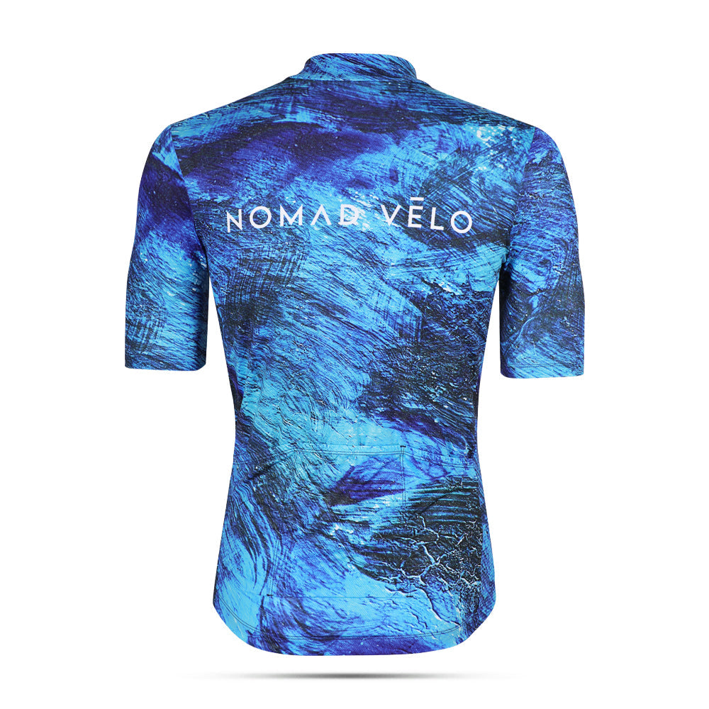 Pacific Blue Aero Cycling Jersey for Long Climbs – Pacific Jersey Blue