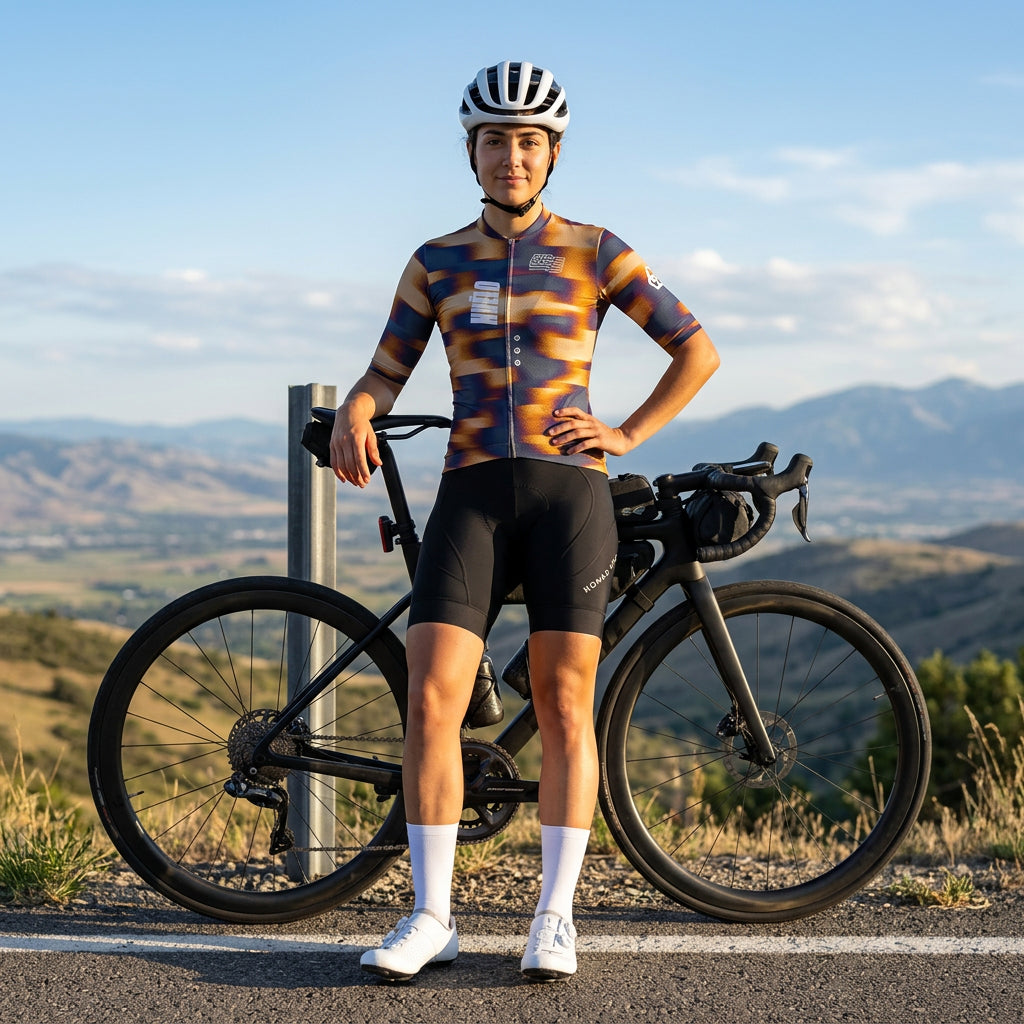 Volt Amber Jersey – Cycling Short Sleeve Race Fit