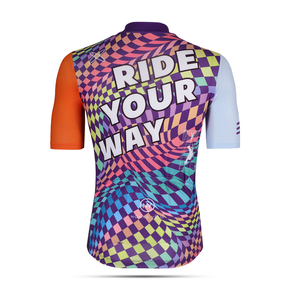 Spiral Graphic Cycling Jersey with Aero Fit – Spiral Jersey